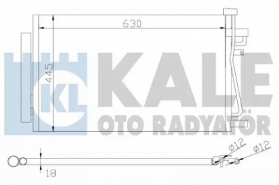 KALE OTO RADYATOR 343310 -  Конденсатор, кондиционер
